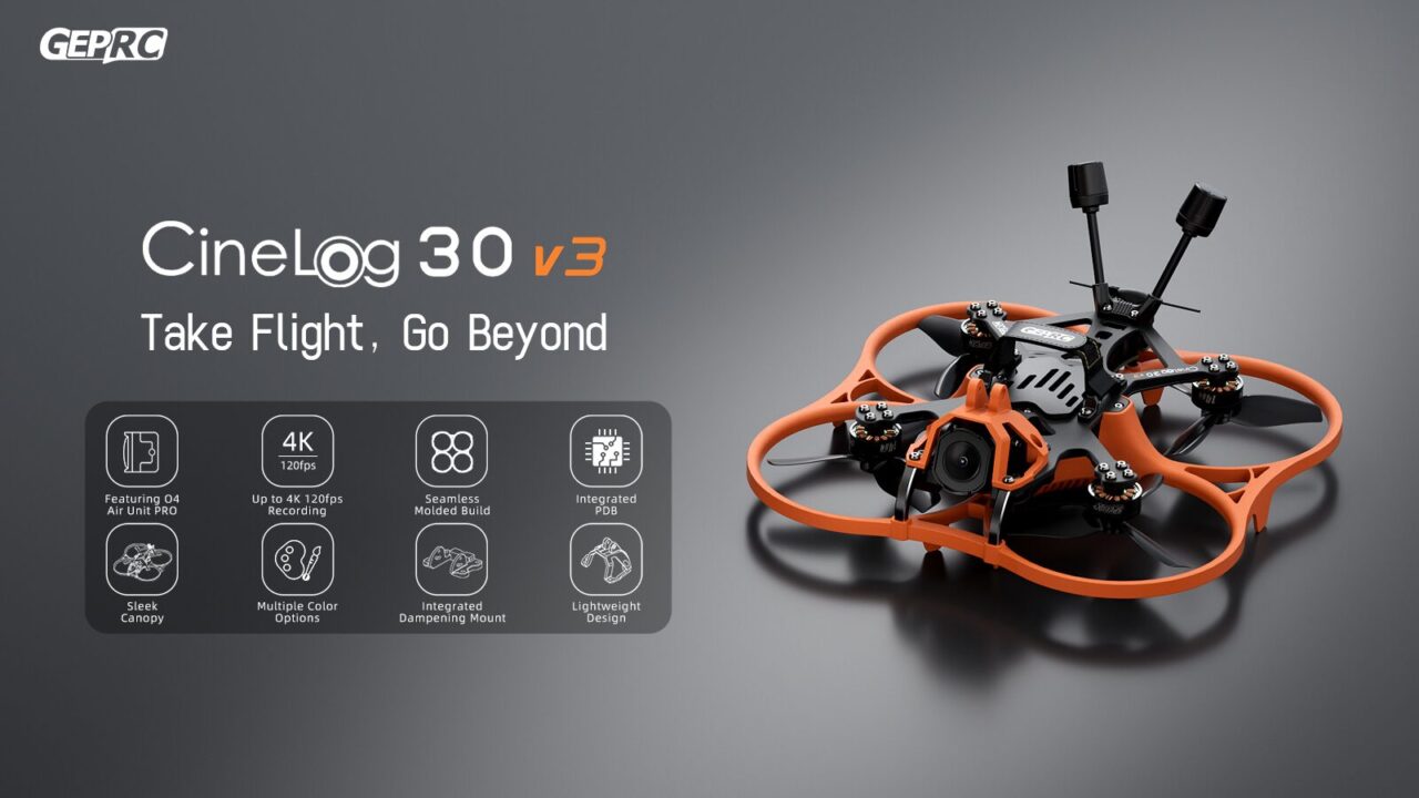 GEPRC Cinelog30 V3 O4 Pro specs