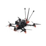 GEPRC MOZ7 V2 O4 Pro Drone side view with gopro and battery