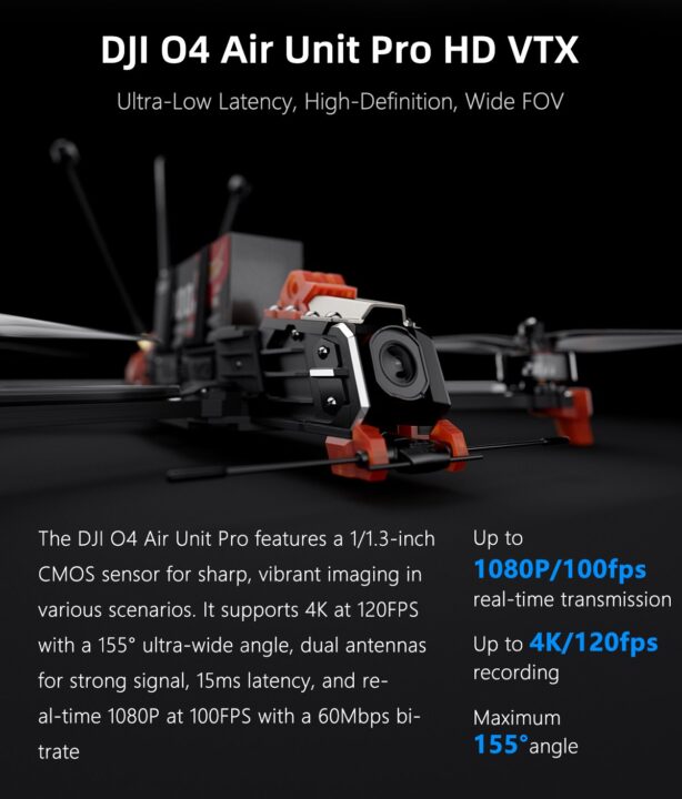 GEPRC MOZ7 V2 O4 Pro frame specs