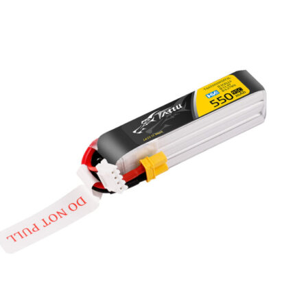 Tattu 550mAh 3S 95C 11.4V HV Lipo Battery Long Pack with XT30 Plug FRONT