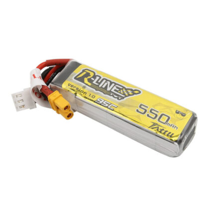 Tattu 550mAh 2S 7.4V R-Line Lipo Battery Pack with XT30 Plug MAIN 2