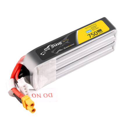 Tattu 750mAh 4S 95C 15.2V R-Line HV Lipo Battery Pack with XT30 Plug TOP
