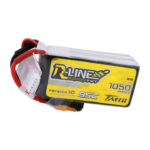 Tattu 1050mAh 4s 95C 14.8v R-Line Lipo Battery Pack with XT30 Plug FRONT