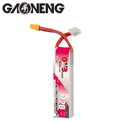 GAONENG GNB LiHV 3S 11.4V 720mAh 100C XT30 LiPo Battery FRONT