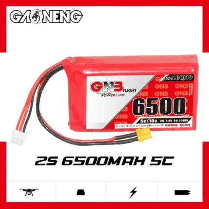 GAONENG GNB 2S 7.4V 6500mAh 5C LiPo Battery XT30 BANNER