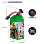 Gaoneng GAONENG GNB 6S 22.2V 2000mAh 120C XT60 LiPo Battery CONNECTOR