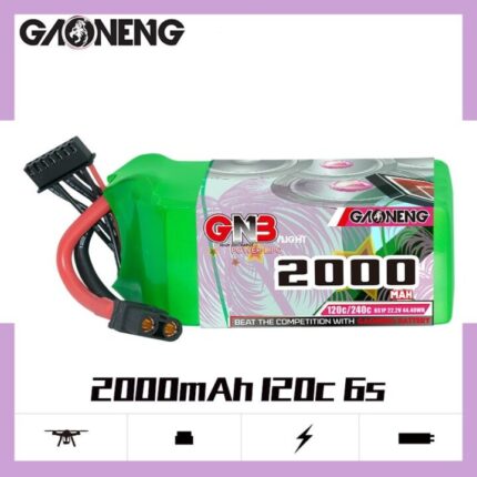 Gaoneng GAONENG GNB 6S 22.2V 2000mAh 120C XT60 LiPo Battery BANNER