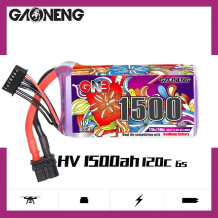 Gaoneng GAONENG GNB LiHV 6S 22.8V 1500mAh 120C XT60 LiPo Battery BANNER