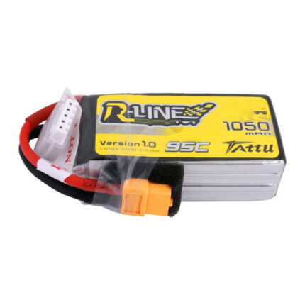 Tattu 1050mAh 4s 95C 14.8v R-Line Lipo Battery Pack with XT30 Plug MAIN