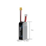 GEPRC LiHV 4S 720mAh 100C Battery DIMENSION