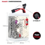 GAONENG GNB 6S 22.2V 12000mah 10C XT60 Li-ion Battery made with Li-ion Lithium Ion 21700 CONNECTOR