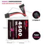 GAONENG GNB 6S 22.2V 4500mah 10C XT60 Li-ion Battery made with Molicel 21700 P45B CONNECTOR
