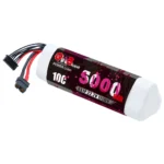 GAONENG GNB 6S 22.2V 5000mAh 10C XT60 Li-ion Battery made with Samsung 21700 50S 3D VIEW