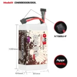 GAONENG GNB 6S 22.2V 8000mAh 10C XT60 Li-ion Battery made with Li-ion Lithium Ion 21700 CONNECTOR