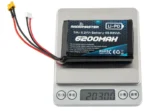 RADIOMASTER 2S 7.4V 6200mAh Lipo Battery WEIGHT