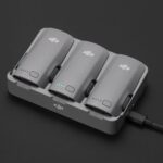 DJI Neo2 batteries in genuine DJI two-way charging hub usage photo