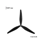 HQProp 15x7x3R black CW glass fiber reinforced nylon propeller